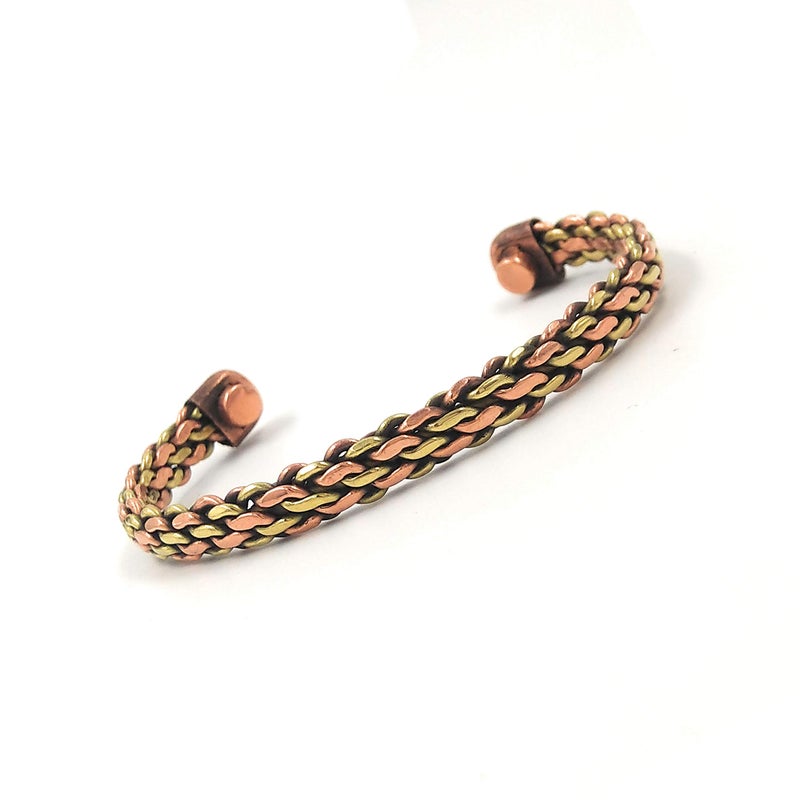 SHINDE EXPORTS adjustable Pure Copper Bracelet/for Men and Women Natural Handmade Cuff/Kada made in India - Image 1